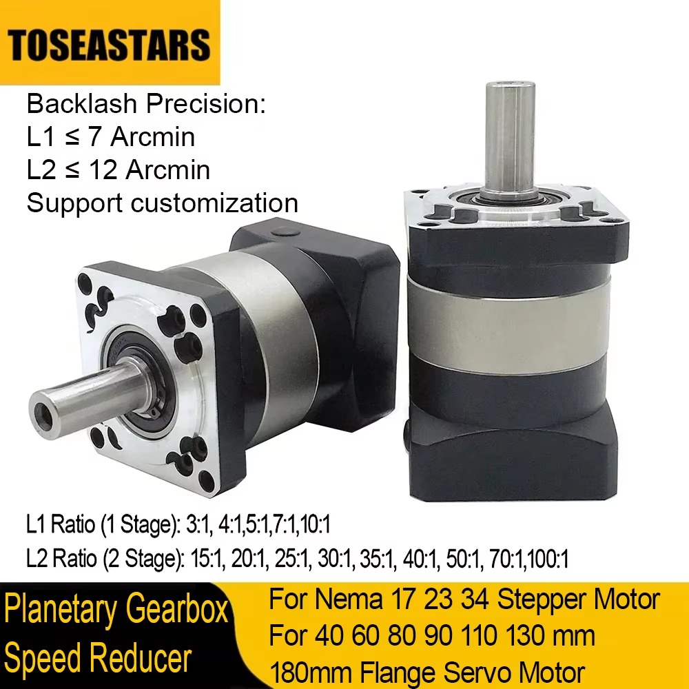 Planetary Gearbox Reducer Nema 23 34 - Planet Şanzıman Motor Redüktör Nema 17