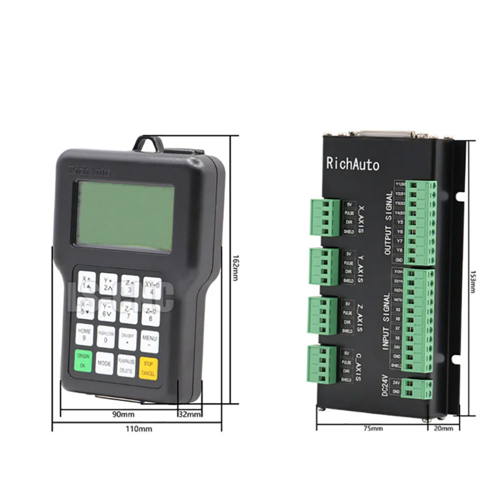 Richauto A11 3 eksenli Dsp Oym - Richauto A11 Dsp Controller 3 Axis incelemesi ve fiyatı