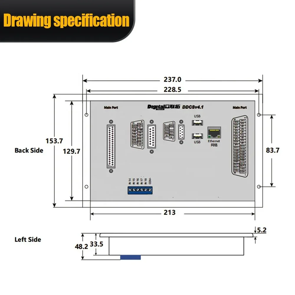 2026 HLTNC En Yeni DDCS V4.1 C - Ddcs V4.1 4 Axis Cnc Offline Controller incelemesi ve fiyatı